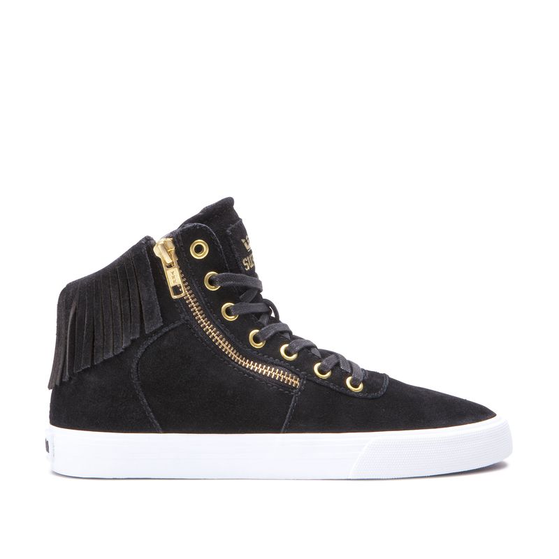 Supra Cuttler High Top Schuhe Damen - Schwarz RPT38727